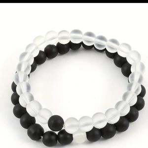 Black And White Twin Bracelet